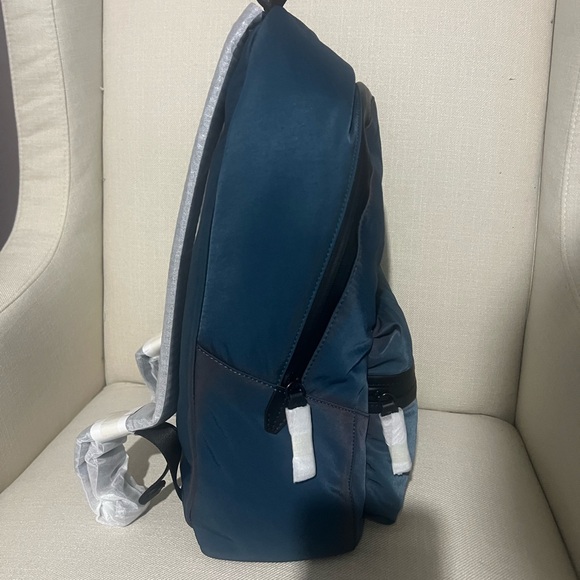 Uri Minkoff Ocean Blue and Black Backpack - Picture 2 of 5